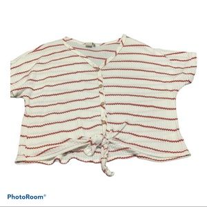 Paper Crane Knot Front Top/Blouse